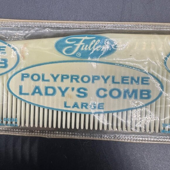 Vintage Fuller Large Ladys Comb Retro Vanity Bathroom Accessory Plastic USA - Picture 4 of 11